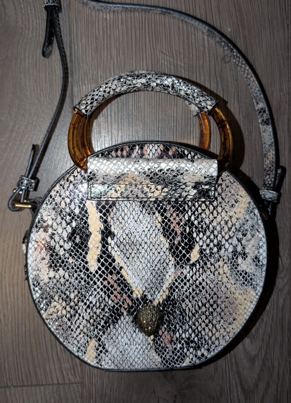 Kurt Geiger Snake Print Bag - Picture 3 of 12
